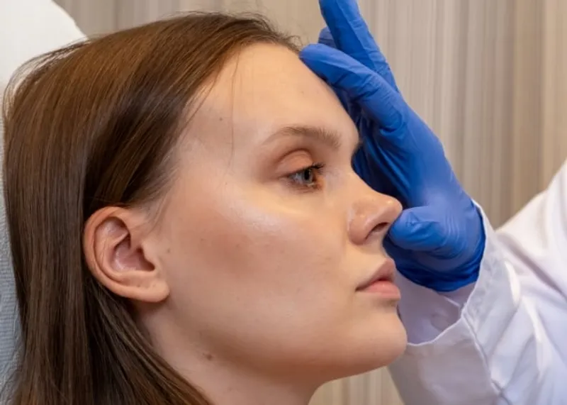 Surgical suite where rhinoplasty procedures are performed.