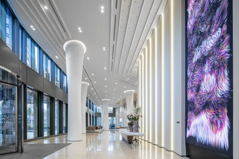An Acıbadem Healthcare Group hospital building in Istanbul.