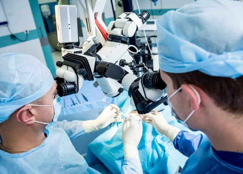 International patient coordinator assisting a visiting patient at an Istanbul hospital